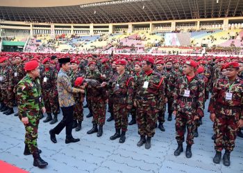 Presiden Tekankan Pentingnya Kontribusi Organisasi Pemuda Jaga Pemilu Damai