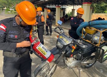 Brimob Kalbar Cek Peralatan Siap Siaga Karhutla