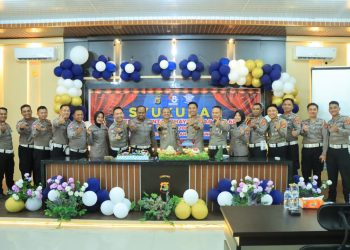 Polres Tulang Bawang Barat Gelar Syukuran di Momen HUT Lantas ke-68.*