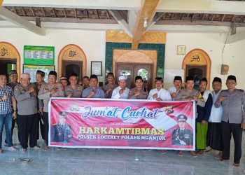 Program Jum’at Curhat, Polres Nganjuk Ajak Warga Jaga Toleransi dan Hormati Pilihan Politik Masing-masing