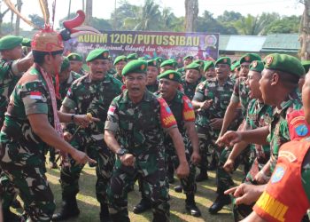 Kunjungi Kodim 1206/Psb, Pesan Pangdam XII/Tpr Rebut dan Menangkan Hati Rakyat