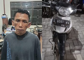 *Seorang Pelaku Curanmor ditangkap di Jalan Sawah*