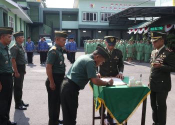 Pimpin Sertijab Danramil, Laporan Korps Pindah Satuan dan Pelantikan Kenaikan Pangkat, Ini Pesan Dandim 0808/Blitar