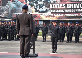 Upacara Hari Kesaktian Pancasila Satbrimob Polda Kalbar