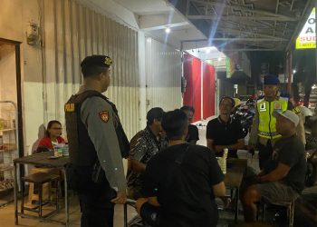*Blue Light Patrol Polres Tabanan Cegah serta Tiadakan Gangguan Kamtibmas Malam Hari*