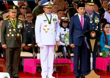 *Komandan Brigif 16/ WY Kolonel Inf Sigid Hengky Purwanto Ambil Peran Pengucap Sapta Marga di HUT TNI Ke 78*