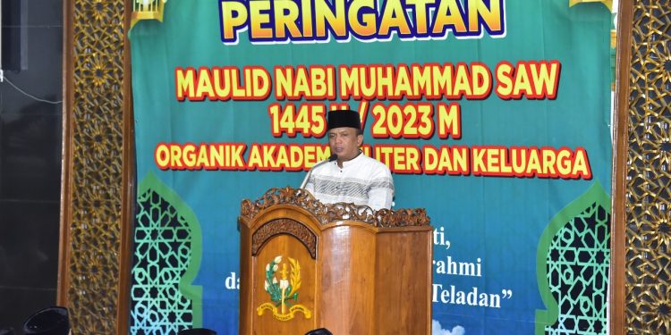Akademi Militer Memperingati Maulid Nabi Muhammad SAW