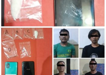 Polres Madiun Kota Berhasil Ungkap Peredaran Narkoba Empat Tersangka Diamankan