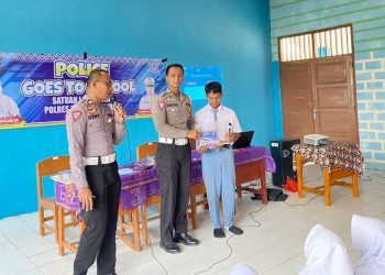 Satlantas Polres Tulang Bawang Secara Masif Gelar Police Goes To School, Ini Tujuan Utamanya