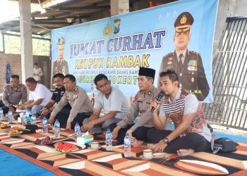 Polres Mojokerto Minta Warga Tidak Takut Melapor ke Polisi Lewat Kegiatan Jum’at Curhat