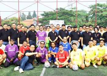 Perkuat Sinergisitas, Polri dan Jurnalis Gelar Seven Soccer