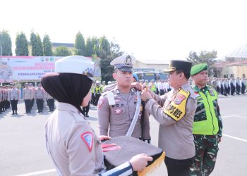 Polres Kediri Menggelar Apel Pasukan,Oprasi Mantap Brata Semeru Menghadapi Kesiapan Pemilu 2023 –  2024