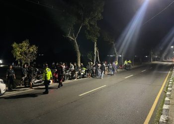 Polres Nganjuk Mengamankan 69 Motor dalam Antisipasi Balap Liar dan Upaya Cipta Kondisi