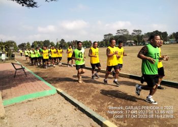 Cek Kemampuan Fisik Prajurit, Kodim 0808/Blitar Gelar Tes Garjas Periodik II TA. 2023