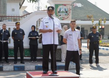 Pj Bupati Jombang Buka Lomba Kirab Drum Band Kapolres Cup 2023