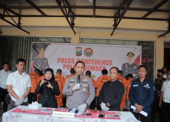 Polres Jember Ungkap Penyalahgunaan Narkoba 10 orang Berhasil Diamankan Satu Diantaranya Oknum Perangkat Desa