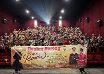 Peringati Hari Kesatuan Gerak Bhayangkari, Polres Jombang Gelar Nobar Film ‘Aku Rindu’