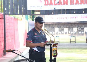 Menyambut HUT Humas Polri ke-72 Bid Humas Polda Bali Adakan Lomba Menembak Presisi