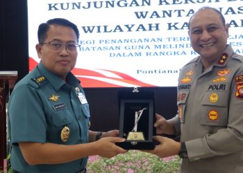 Kapolda Kalbar Sambut Tim Wantannas RI di wilayah Kalimantan Barat.