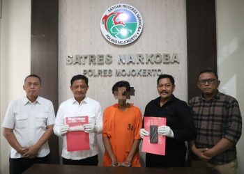 Sabu Senilai Puluhan Juta, Berhasil Diamankan SatNarkoba Polres Mojokerto.