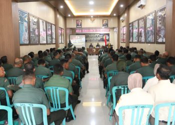 Tingkatkan Kesadaran Dan Taat Hukum, Anggota Kodim 0808/Blitar Terima Penyuluhan Hukum