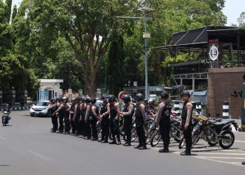 Cegah Gangguan Keamanan Jelang Pemilu 2024,Polres Kediri Kota Gelar Patroli