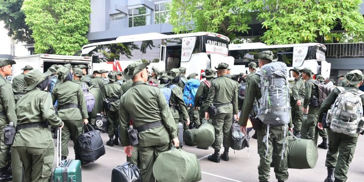 Bakamla RI Lepas Personel PPPK, Laksanakan Coast Guard Basic Training