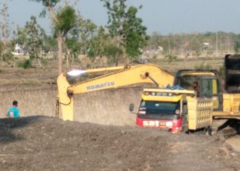 TAMBANG PASIR DI DUGA ILLEGAL DESA GREBEGAN ,KALITIDU , BOJONEGORO  MARAK,, DPD GMPI BOJONEGORO LAKUKAN INVESTIGASI