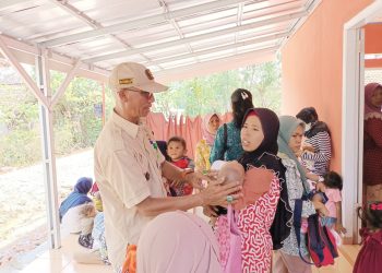 Kakam UGI Arjuna Putra Kembali Lakukan Monitoring Kegiatan (Posyandu) di Nusa Indah Dan Harapan Maju.