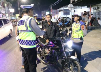 Polres Tulang Bawang Gelar KRYD di Malam Akhir Pekan, Berikut Sasaran dan Hasilnya