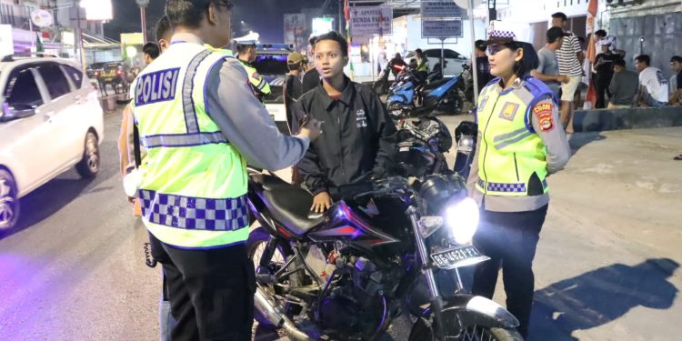 Polres Tulang Bawang Gelar KRYD di Malam Akhir Pekan, Berikut Sasaran dan Hasilnya