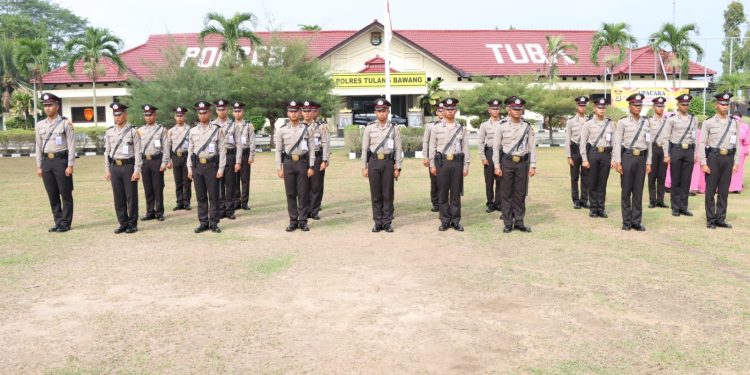 Pesan Kapolres Tulang Bawang Pada Upacara Pembukaan Latja Siswa Diktukba Polri Gelombang II TA 2023