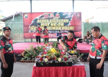 Polres Kediri Gelar Tasyakuran HUT Korp Brimob Polri ke-78