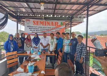 Sambut HUT ke 07 LPKNI DPD Tanggamus Gelar Seminar Kebangsaan.