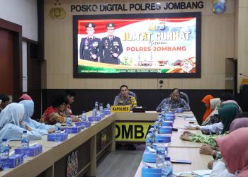Kapolres Jombang Jumat Curhat Bersama Guru BK dan OSIS