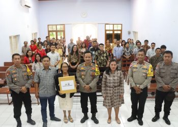 Polres Jombang Laksanakan Minggu Kasih di GBIS Kristus Ajaib Mojoduwur