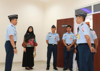 Dukung Kelancaran Urusan Personalia, Danlanud BNY Resmikan Kantor Dispers Baru