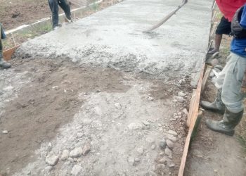 PELAKSANAAN PROYEK RABAT BETON. D D  TAHUN 2023 PEKON SOPONYONO  KECAMATAN WONOSOBO  TANGGAMUS,  DI DUGA   DI KERJAKAN ASAL ASALAN
