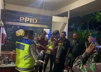 Jaga Kondusifitas Kamtibmas, Polres Tabanan Gencarkan Blue Light Patrol Gabungan Tiga Pilar