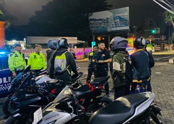Polresta Malang Kota Berhasil Cegah Balap Liar dan Amankan Ratusan Motor Knalpot Brong
