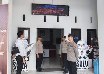 Patroli Polres Blitar Ciptakan Situasi Aman Damai Jelang Pemilu
