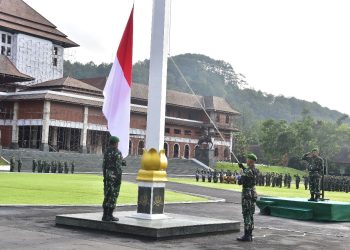 Akademi Militer Menumbuhkan Patriotik dan Netralitas TNI dalam Upacara Bendera