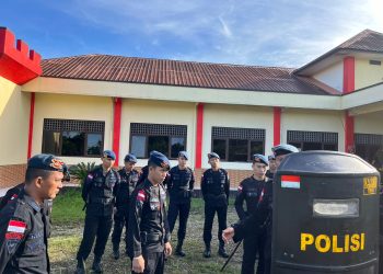 Pertajam Kemampuan Personelnya Satbrimob Polda Kalbar Laksnakan Kegiatan Latihan