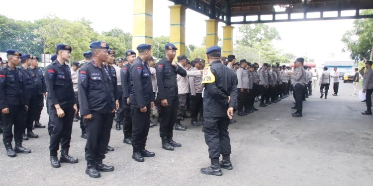 Polres Sumenep Terjunkan 182 Personel Pengamanan Babak Penyisihan Liga 3 di Stadion Ahmad Yani