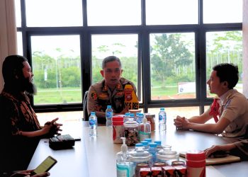 Kapolres Kubu Raya Terima Kunjungan Audiensi Danyon Resimen Mahasiswa IAIN Pontianak