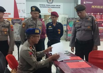 Polres Pamekasan Siagakan Personel 24 jam di Kantor KPU dan Gudang Logistik Pemilu 2024