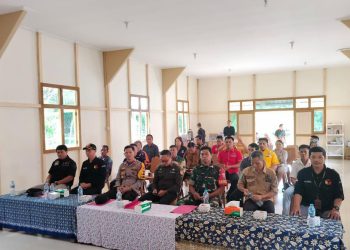 Berikut Penyampaian Kapolsek Air Besar Saat Hadiri Deklarasi Pemilu Damai 2024