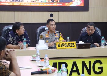 Polres Jombang Jumat Curhat Bersama Penyelenggara Pemilu 2024