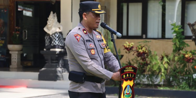 Karendal Ops Pimpin Apel Personil OMB Tahap Kampanye “Tetap Atensi Simekrama