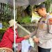 Peduli Warga Kurang Mampu, Kapolres Tabanan Spontanitas Kembali Berikan Bantuan Sembako